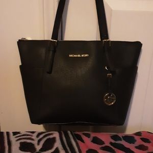 Michael Kors Black Shoulder Purse